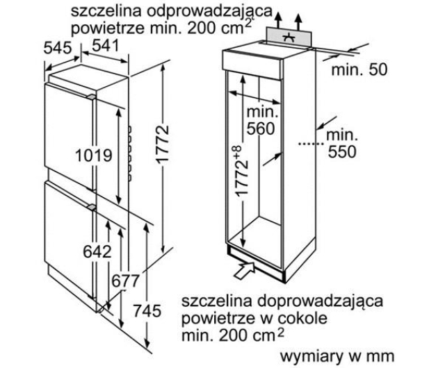 Bosch KIV34X20 - 166722 - zdjęcie 3